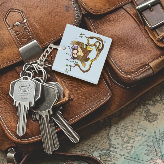 ミュージックフクロウ キーホルダー