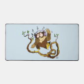ミュージックフクロウ デスクマット (正面)