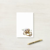 ミュージックフクロウ ポストイット (デスク上)