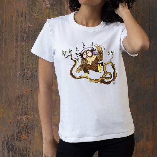 ミュージックフクロウ Tシャツ