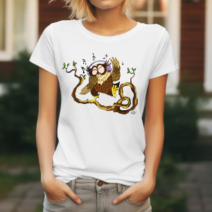 ミュージックフクロウ Tシャツ