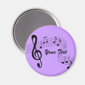 ミュージックフローマグネット(任意の色) マグネット (正面/裏面)