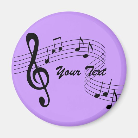 ミュージックフローマグネット(任意の色) マグネット (正面)