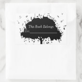 ミュージックブックラベル 長方形シール (バッグ)