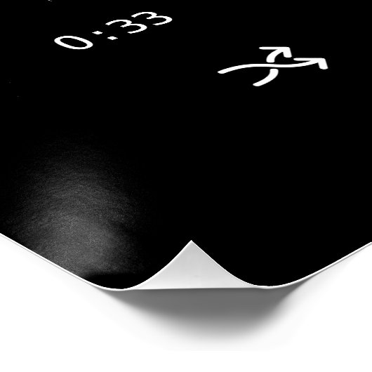 ミュージックプレーヤーアーティストと曲のパーソナライズされた写真 ポスター (コーナー)