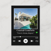 ミュージックプレーヤーバケーションレンタルアパートメントブシ 名刺 (正面)