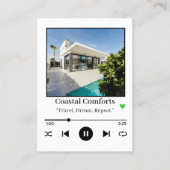 ミュージックプレーヤーバケーションレンタルアパートメント 名刺 (正面)