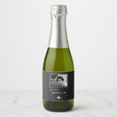 ミュージックプレ結婚イヤー スパークリングワインラベル (正面)