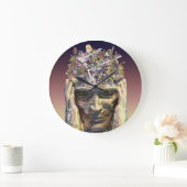 ミュージックヘッドクロック ラージ壁時計 (ホーム)