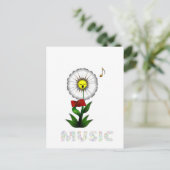 ミュージックホリデー葉書 シーズンポストカード (スタンド正面)