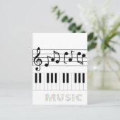 ミュージックホリデー葉書 シーズンポストカード (スタンド正面)