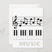 ミュージックホリデー葉書 シーズンポストカード (正面/裏面)