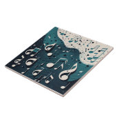 ミュージックホワイトからブルーへのテーマ タイル (側面)