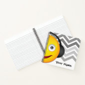 ミュージックマニア顔絵文字 ノートブック (内部)