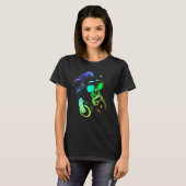 ミュージックモンキーとクールアニマルDJ Tシャツ (正面フル)