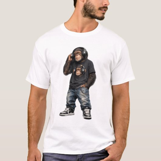 ミュージックモードモンキーのTシャツ Tシャツ (正面)