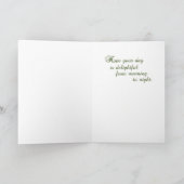 ミュージックモーニンググローリーフラワーズ誕生日 カード (内部)