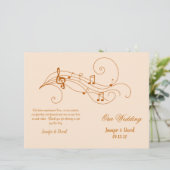 ミュージックラバーズ結婚式 プログラム (スタンド正面)