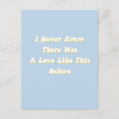 ミュージックラバーズ ウェディング 封入カード エンクロージャーカード (正面)