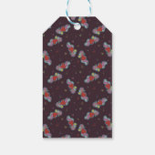 ミュージックラバードードルズテーマバースデーパーティーピンク ギフトタグ (裏面)