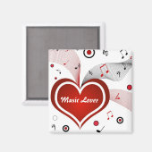 ミュージックラバー – マグネット (正面/裏面)