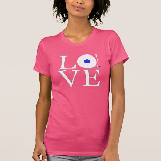 ミュージックラブTシャツ Tシャツ (正面)