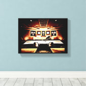 ミュージックレコーディングスタジオ キャンバスプリント (インサイチュ (ウッドフロア))