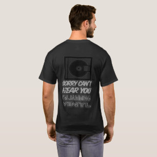 ミュージックレトロビニルレコクラシックードロックライブス Tシャツ