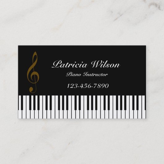 ミュージック名刺 名刺 (正面)