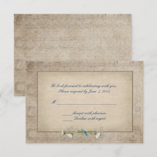 ミュージック＆デイジー RSVP (正面/裏面)