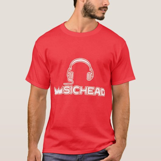 ミュージック・ヘッドの仲間たち Tシャツ (正面)
