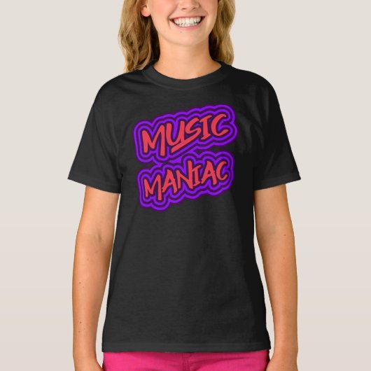 ミュージック・マニアック Tシャツ (正面)