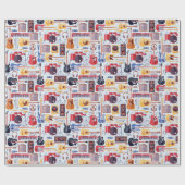 ミュージック ラッピングペーパー (フラット)