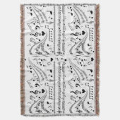 ミュージック リラックス スローブランケット (正面縦)