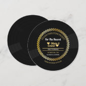 ミュージック レコード | おもしろい ウェディング  セーブザデート (正面/裏面)