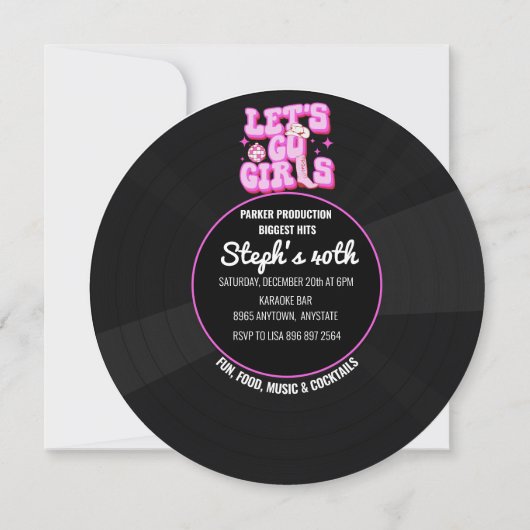 ミュージック レコード | ファン ミュージック | ボヘミア 西部 招待状 (正面)