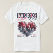 ミュージック Tシャツ (デザイン正面)