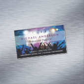 ミュージックDJパーティーコンサートプランナー - モダンスタイリッシュ マグネット名刺 (インサイチュ)