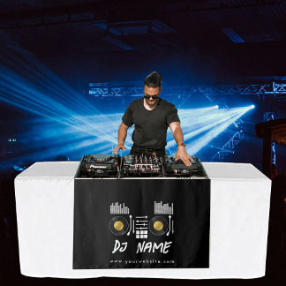 ミュージックDJビジネス・ターンテーブル・テーブルランナーバナー タペストリー