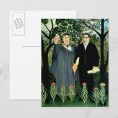 ミューズインスパイアの詩人、1908年～09年 ポストカード (正面/裏面)