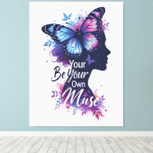 ミューズ出現 | ミューズ再生 キャンバスプリント (インサイチュ (ウッドフロア))