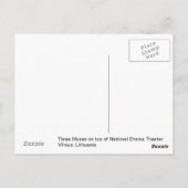 ミューズ彫刻3 ポストカード (裏面)