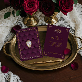 ミューズ王室のファンタジードラゴンスケール&ライオンクレスト エンクロージャーカード