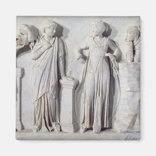 ミューズ石棺2 マグネット (正面)