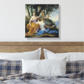 ミューズ、クリオ、ユーテルペ、タリア、c.1652-55 キャンバスプリント (インサイチュ (寝室))