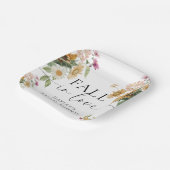 ミューズ サンキライ フォール イン ラブ オータム ブライダル シャワー ペーパープレート (傾斜あり)