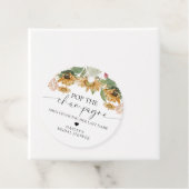 ミューズ サンフラワー ポップ・ザ・シャンパン ブライデルシャワー フェイバータグ (インサイチュ)