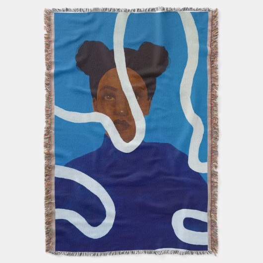 ミューズ#1毛布 スローブランケット (正面縦)