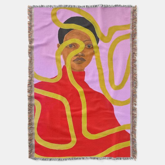 ミューズ#1 スローブランケット (正面縦)