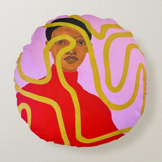 ミューズ#1 ラウンドクッション (正面)
